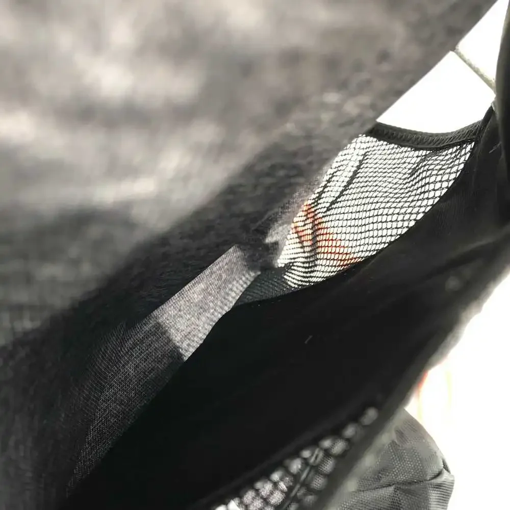 Adidas Gray & White Striped Bucket & Drawstring Bag | Medium Size - Picture 3 of 5